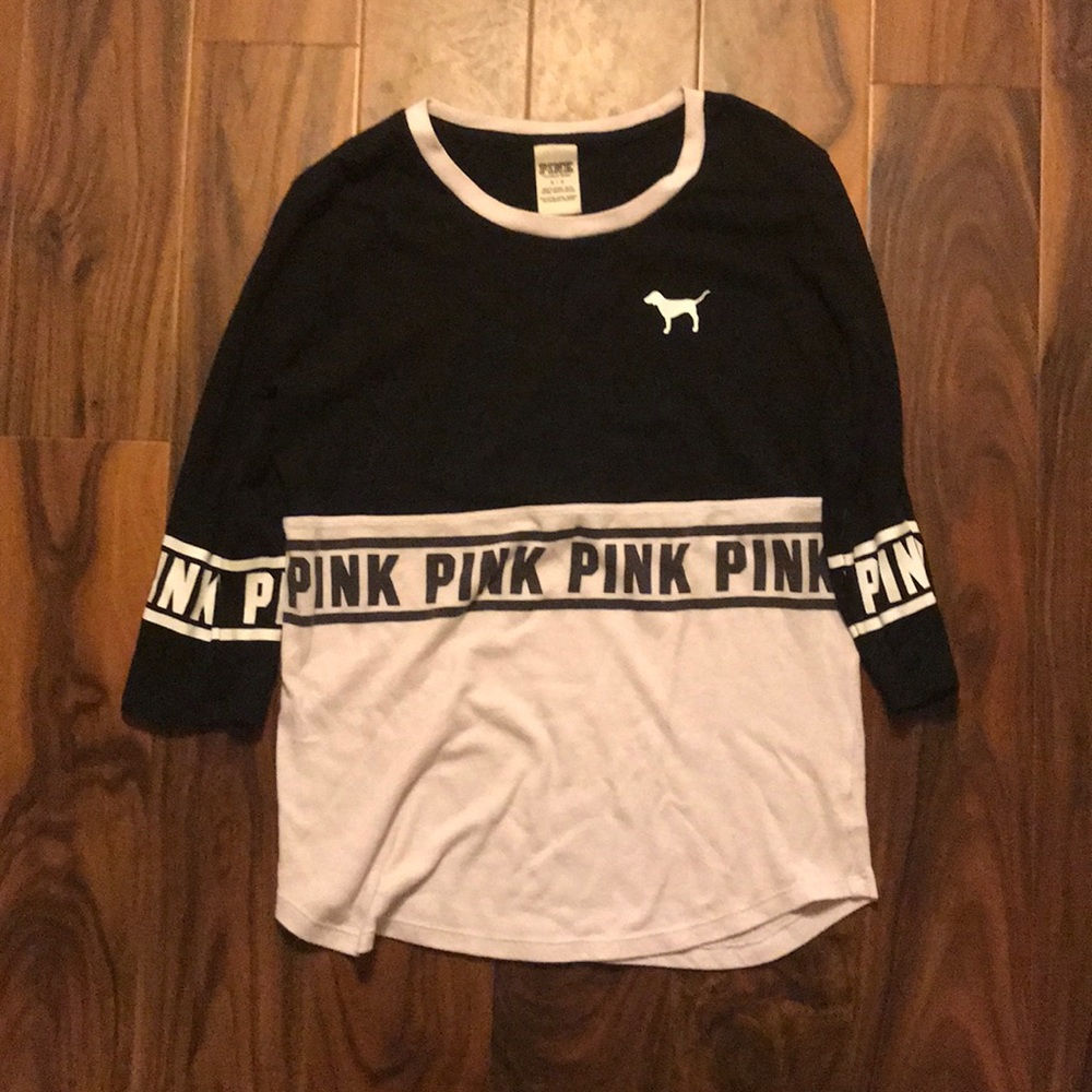 Crop sleeve Victoria’s Secret pink shirt